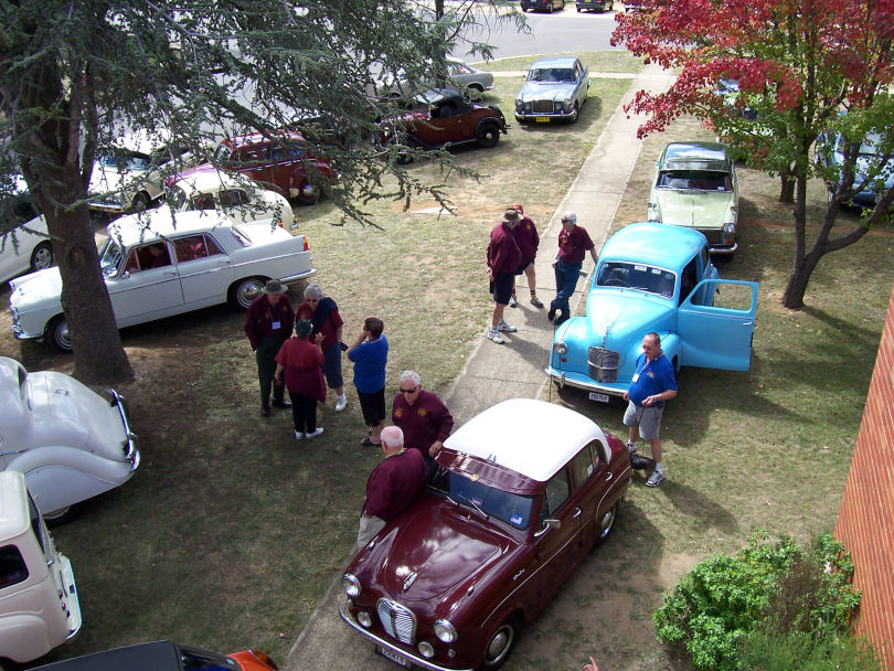 Austin cars parked in Canberra