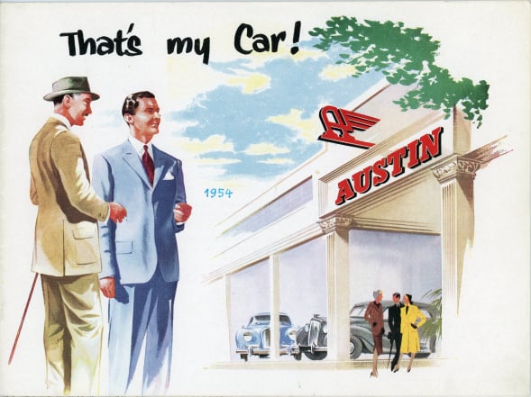 Austin sales brochure - 1954