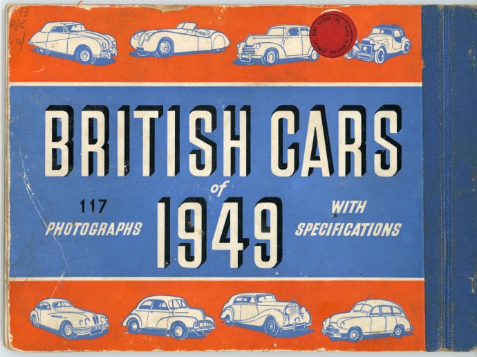 British Cars book - 1949