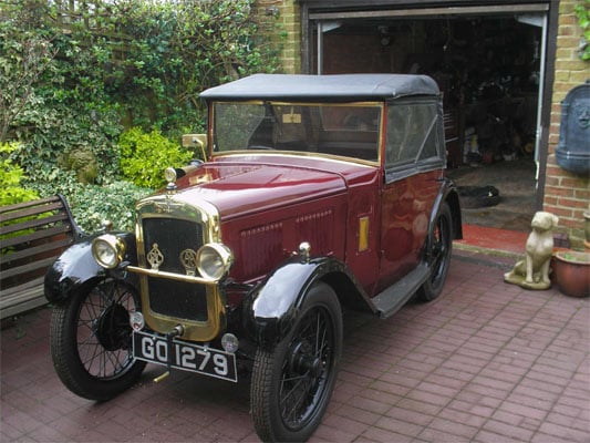 Austin Seven Boat Tail for sale - front view