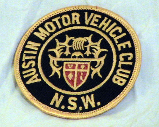 Austin Motor Vehicle Club sew on cloth badge