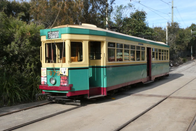 Green Tram at Loftus
