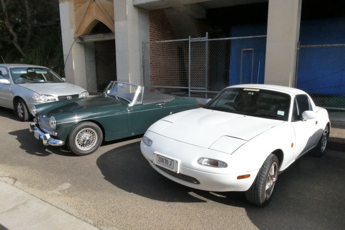 Greg Strange & Greg Ryan cars