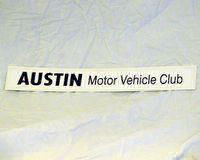 Austin Motor Vehicle Club bumper sticker