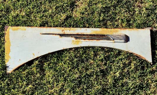 Austin 10 bonnet panel