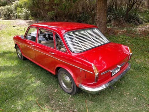 Rear view of MkII Austin 1800